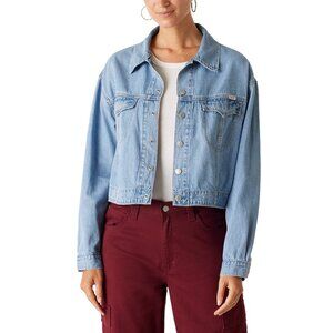 New Women's Levi Strauss Signature Vintage Denim Easy Trucker Jacket Out West